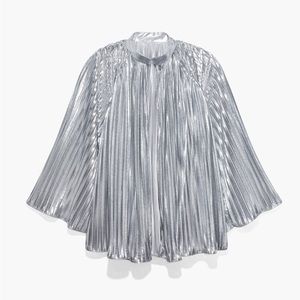 Savage X Fenty Pleated Lame Bed Jacket